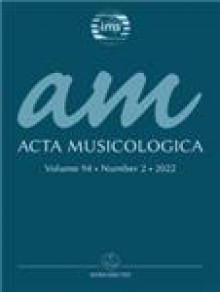 Acta Musicologica期刊